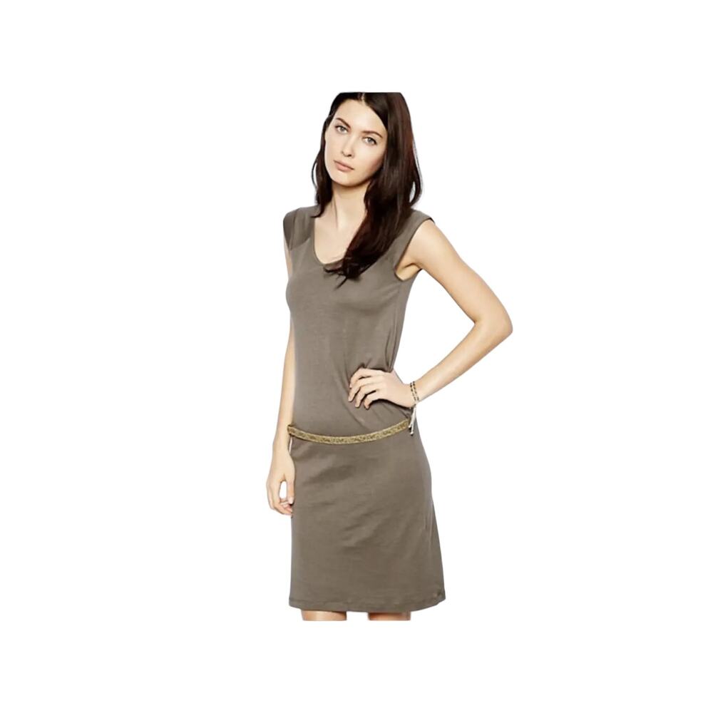 Sessùn‎ Green Short Sleeve Tee Shirt Dress Size Small